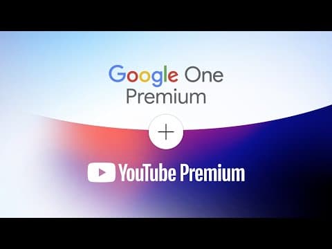 Save On A Youtube Premium Subscription When You Bundle With Google One - Us Only