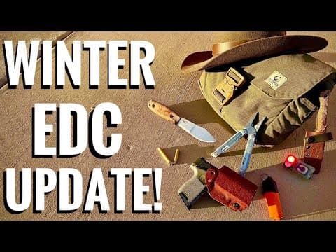 Winter Edc Update! New Knives, New Flashlight, New Dolphin!