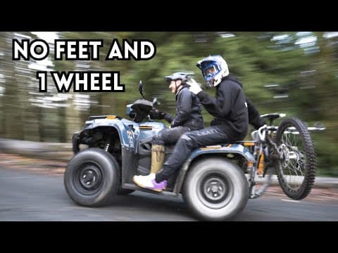 Trying To Land On 1 Wheel ?