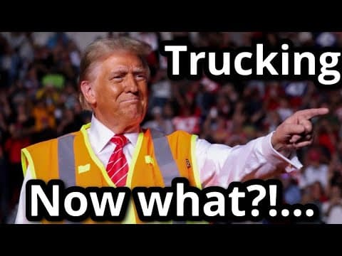 How This Presidential Election Effects Trucking And What's Coming