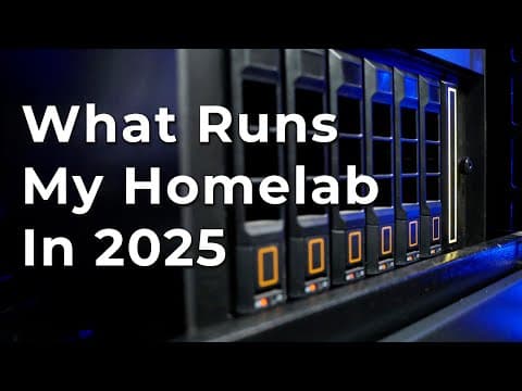 Cutting My Homelab Power Usage By Nearly Half! My 2025 Self-hosting Setup