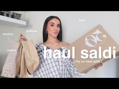 Haul Saldi 2026 | Zara, Bershka, Pull&bear, Tezenis, Primark, Ecc