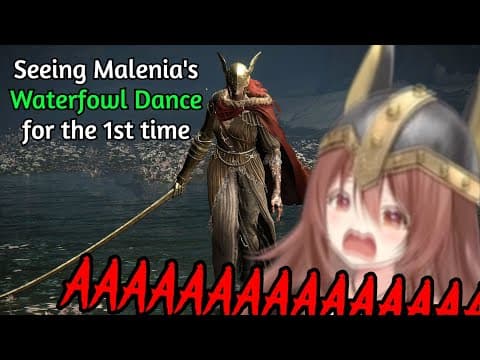Korone's Reaction To Fighting Malenia, Blade Of Miquella, For The 1st Time In Elden Ring [hololive]