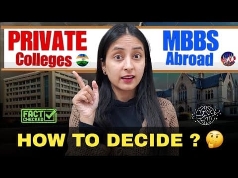 Private Mbbs College Vs. Mbbs Abroad | Which Is Better For Neet Aspirants? #neet #neet2025 #update