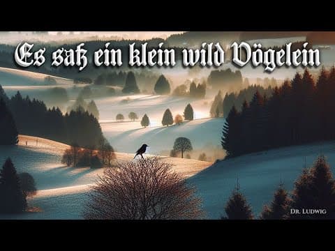 Es Saß Ein Klein Wild Vögelein [german Folk Song][+english Translation]