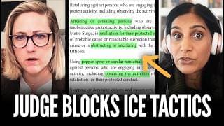 Judge Says Ice Can’t Retaliate Against Protesters (w/ Asha Rangappa) | Illegal News