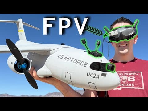 Complete Guide To Setup Fpv In Your Rc Airplane | 3d Printed C-17 Fpv Kit Installation Guide