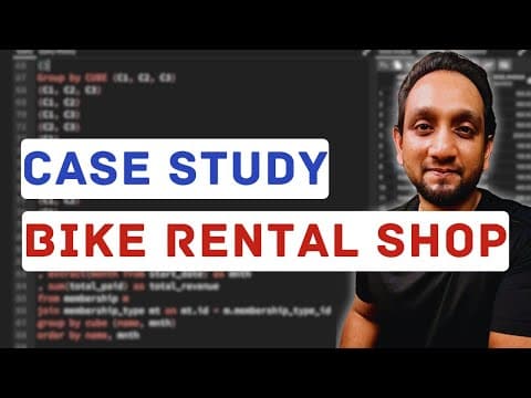 Sql Case Study - Bike Rental Shop | Practice Sql Queries