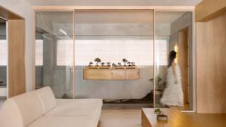 Inside A Minimalist Japanese Home With An Indoor Gravel Garden | Singapore