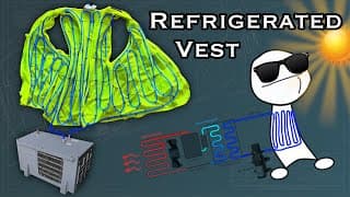 A Homemade Refrigerated Vest That Can Run Off Battery Or Solar Power