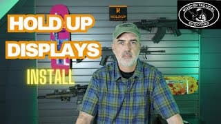 New Studio, Hold Up Displays Wall Install