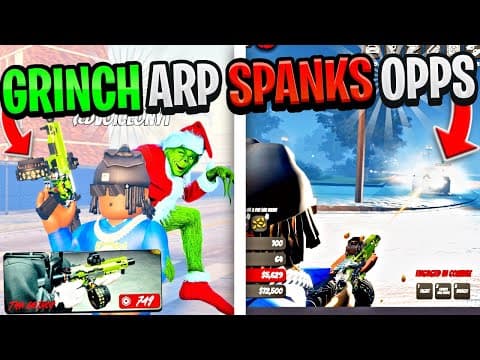 Grinch Arp Spanks All My Opps In This New Roblox Hood Game
