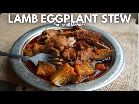 Turkish One-pot Lamb And Eggplant Stew - Patlıcan Meftune