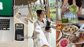 College Diary 🧸 Productive Days In My Life: Final Exams, Self Care Activities & Being An Extrovert