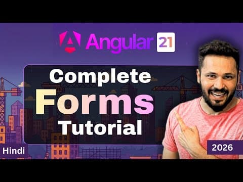 Angular Forms Complete Tutorial In Hindi | Reactive, Template Driven And Signals Forms