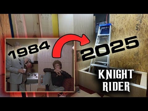 Screen Used Knight Rider Semi Lounge Cabinets & Huge Door Construction Started!