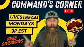Command's Corner Live Ft. True North Beard Co - Free Giveaways!