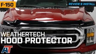 2021-2025 F-150 Weathertech Low Profile Hood Protector Review & Install