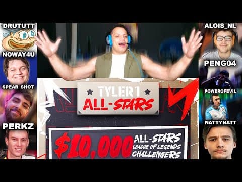 $10,000 Tyler1 All-stars League Of Legends Tournament