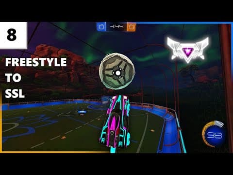 Freestyle To Ssl #8 (insane Goals) | Rocket League 1v1's