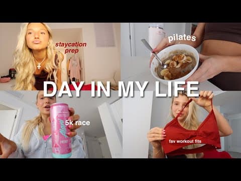 Spend The Day With Me | Workout, Coffee, 5k Race & More