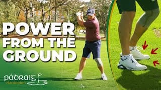 Power From The Ground -- Part 1 | Ground Force Reactions | Padraig Harrington