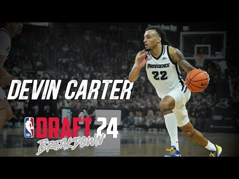 Devin Carter Scouting Report | 2024 Nba Draft Breakdowns