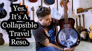 The Dream Is Now Real. A Collapsible Travel Resonator. Unbelievable. [by Journey Instruments]