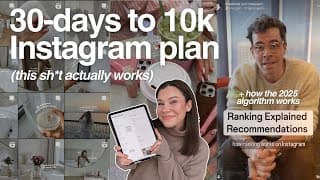 Your 30 Day Plan To Blow-up On Instagram In 2025: Content Calendar, Templates + The Algorithm 101