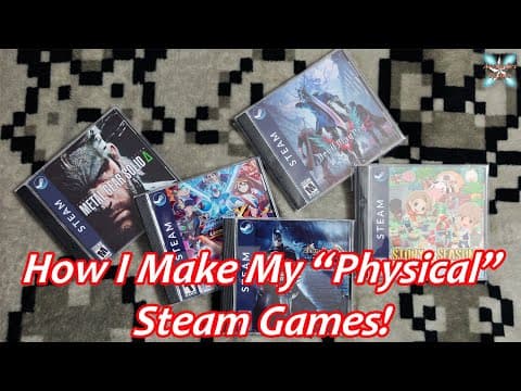 How To Create Your Own "physical" Steam Games!