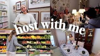 Host A Dinner Party With Me Start To Finish Under $100 👩🏼‍🍳 Prep, Plan, Cook & Host With Me!