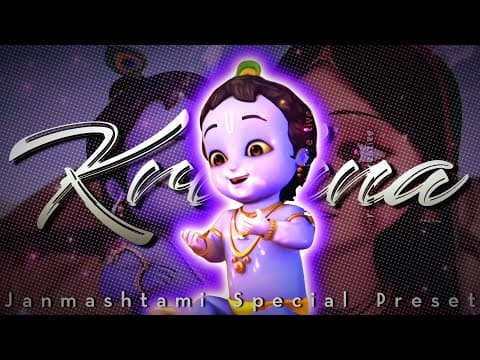 Krishna Janmashtami 🦚🍂 Alight Motion Xml File | Ae Inspired ✨