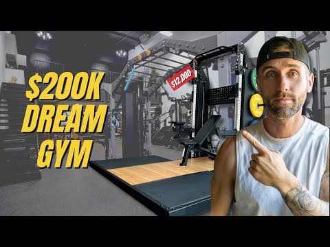 Inside An INSANE $200,000 Dream HOME GYM