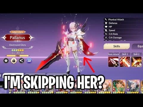Why I'm Skipping Pallanus... Final Thoughts On Her? [seven Knights: Rebirth]