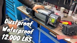 Ironman4x4 12.000 Lbs Winch Installation & Test Land Cruiser