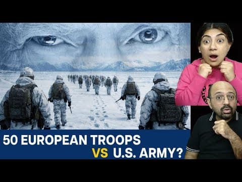 Europe Flexes Military Muscle 💪, Sends 50 Troops To Greenland 😲