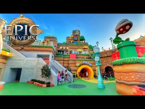 Super Nintendo World (epic Universe) World Tour + Donkey Kong Country