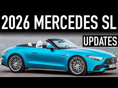 2026 Mercedes Sl Roadster.. What's New?
