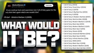 What Call Of Duty Game Would You Relive?