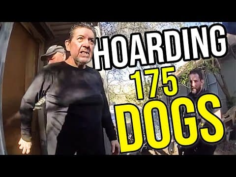 75 Year Old Man Hoards 175 Dogs Gets Arrested
