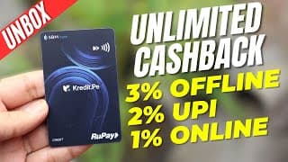 Sbm Kredit.pe Rupay Credit Card Unboxing
