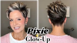 Bored Of Your Pixie? Lifted Front & Side-swept Back Tutorial