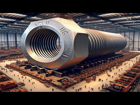 Largest Anchor Bolt Making Process Factory - Raw Steel Transform To Incredible Products Technology