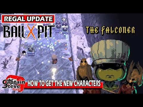 Ball X Pit - Regal Update - Falconer New Character Unlocking & Gameplay