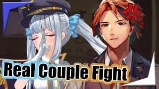 Roberu And Mea Arguing Like A Real Couple In The Backrooms Horror Game【holostars Engsub】