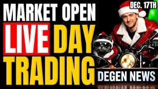 Live Trading The Stock Market Open (futures & Options)