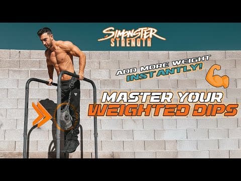 Weighted Dip Tutorial | How To Add More Weight Instantly