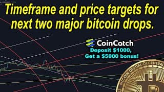 I Show How Low Bitcoin Can Drop & Timing For Those Next Drops.