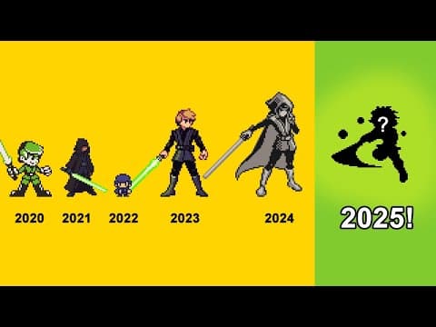 Redrawing The Same Sprite Every Year! | 2025 Edition