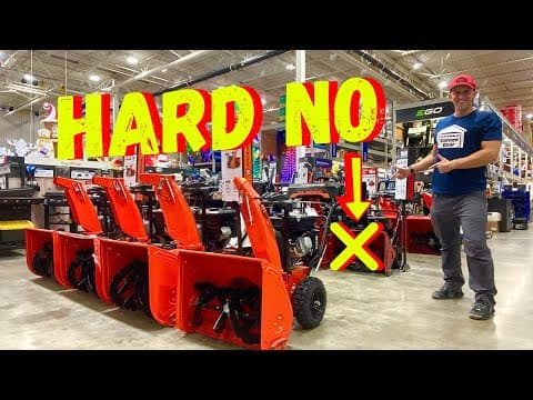 Best Gas Snowblowers At Lowe's (2025 Edition) – Which One To Avoid?